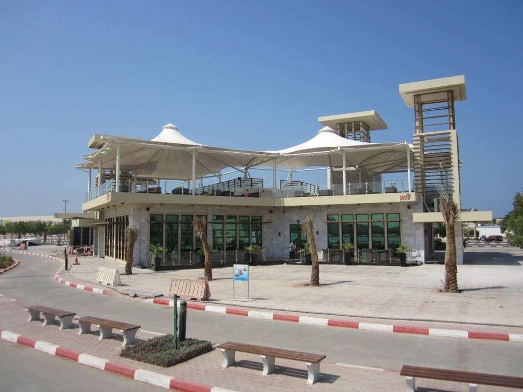 Home tensile gazebo structures