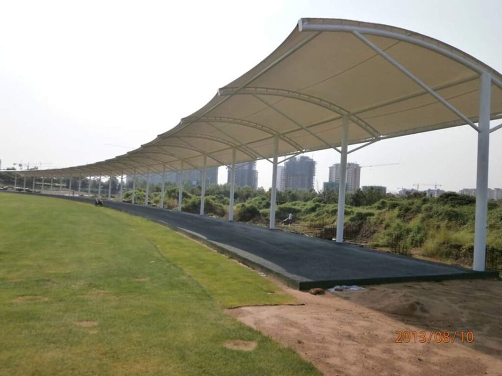 Home tensile walkway structure 1
